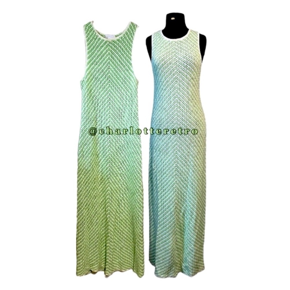House of Harlow • Chevron Crochet Knit Maxi